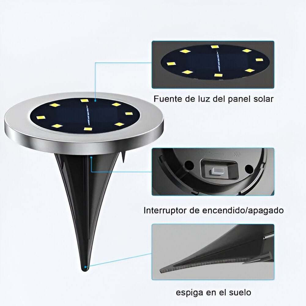 Estaca solar Gardenix (4unidades)