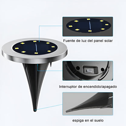 Estaca solar Gardenix (4unidades)
