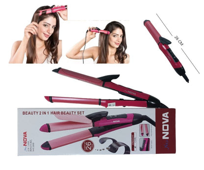 Plancha buclera 2 en 1